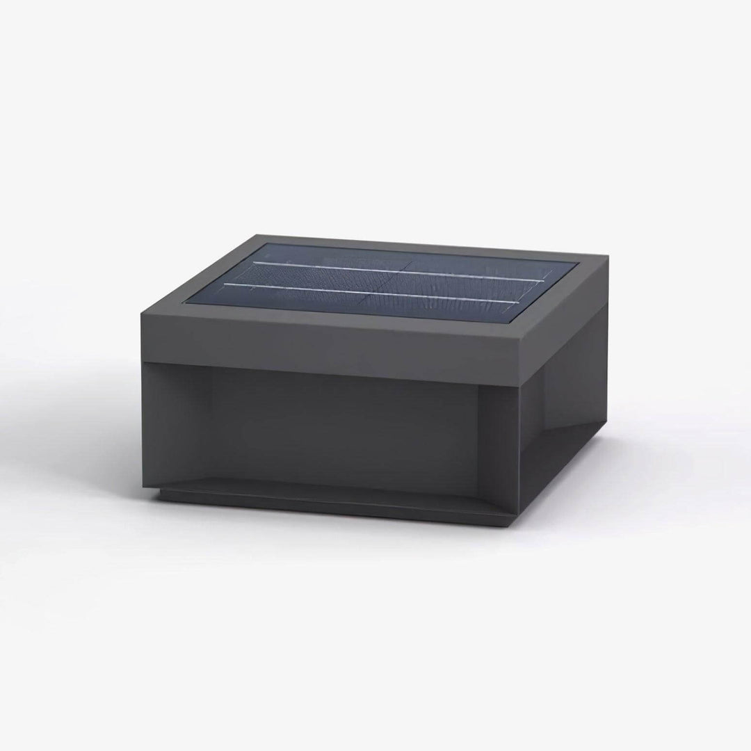 Boîtier Luminaire Extérieur - Éclairage Poteau Solaire LED