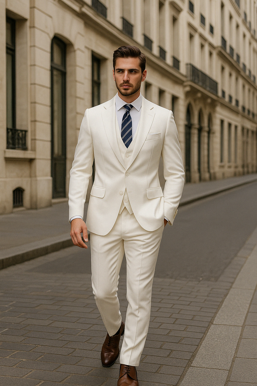 "Ensemble costume 3 pièces formelle homme, élégant gris foncé, veste, gilet et pantalon pour occasions formelles"
