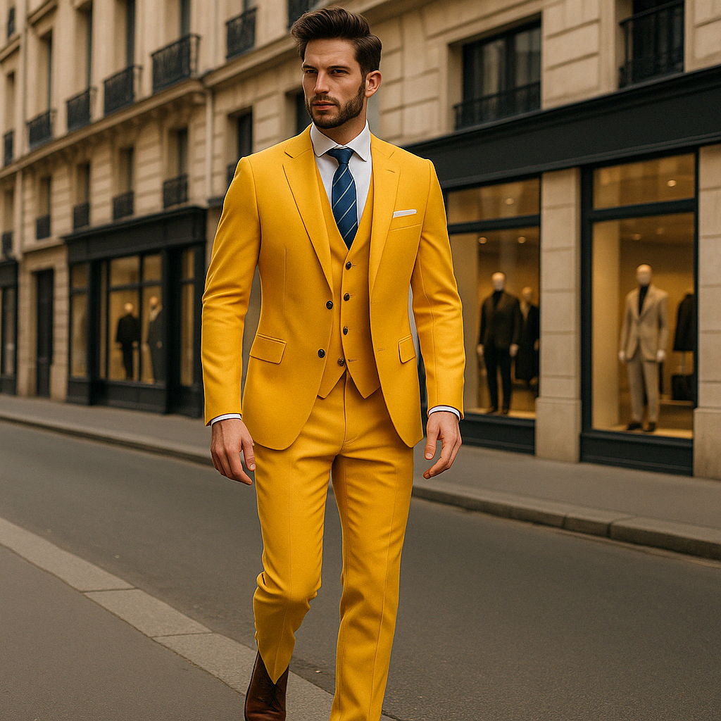 "Ensemble costume 3 pièces formelle homme, élégant gris foncé, veste, gilet et pantalon pour occasions formelles"