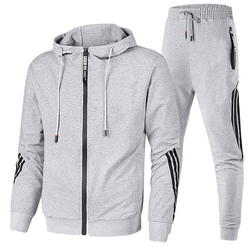 "Ensemble de sport homme élégant, matière douce, design ergonomique, idéal pour entraînement et détente, confort assuré."