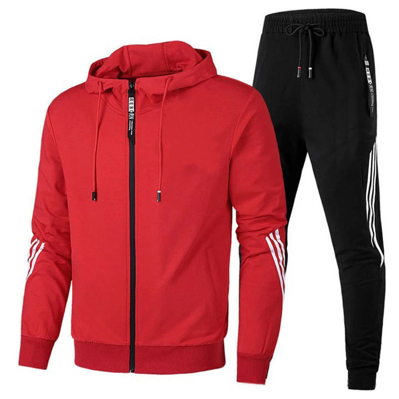 "Ensemble de sport homme élégant, matière douce, design ergonomique, idéal pour entraînement et détente, confort assuré."