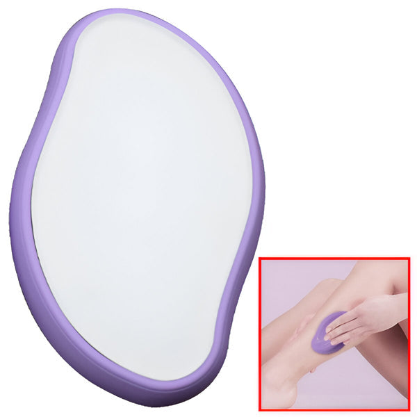 Épilateur cristal pour femmes, surface douce, technologie sans douleur, peau lisse, accessoire élégant et écologique.