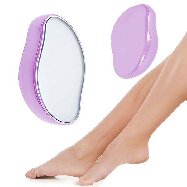 Épilateur cristal pour femmes, surface douce, technologie sans douleur, peau lisse, accessoire élégant et écologique.