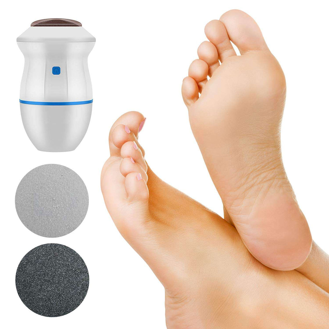 "Extracteur de callosités électrique sans fil, design ergonomique, pour pieds doux et lisses, résistant à l'eau"