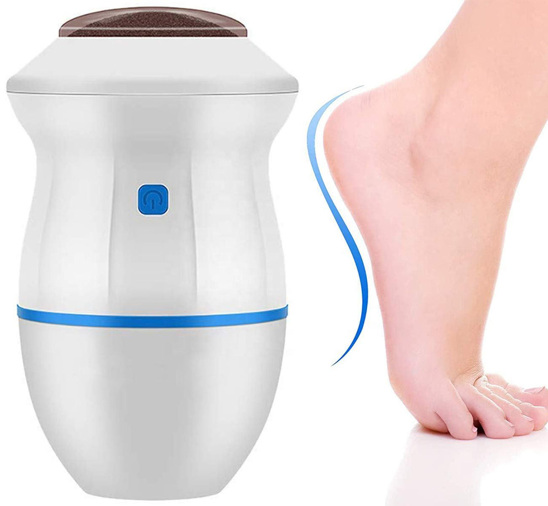 "Extracteur de callosités électrique sans fil, design ergonomique, pour pieds doux et lisses, résistant à l'eau"