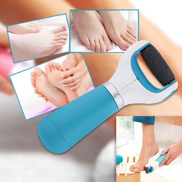 "Extracteur électrique de callosités pour pieds, tête abrasive rotative, finition pédicure, pieds doux et lisses."