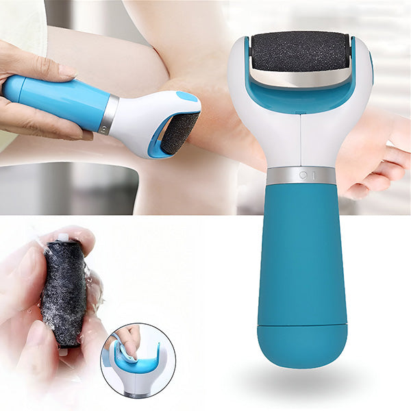 "Extracteur électrique de callosités pour pieds, tête abrasive rotative, finition pédicure, pieds doux et lisses."