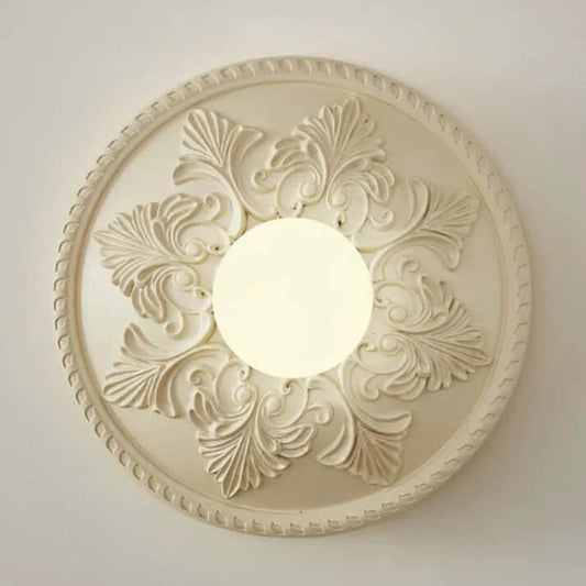 Applique Moderne En Résine Café Laiteux