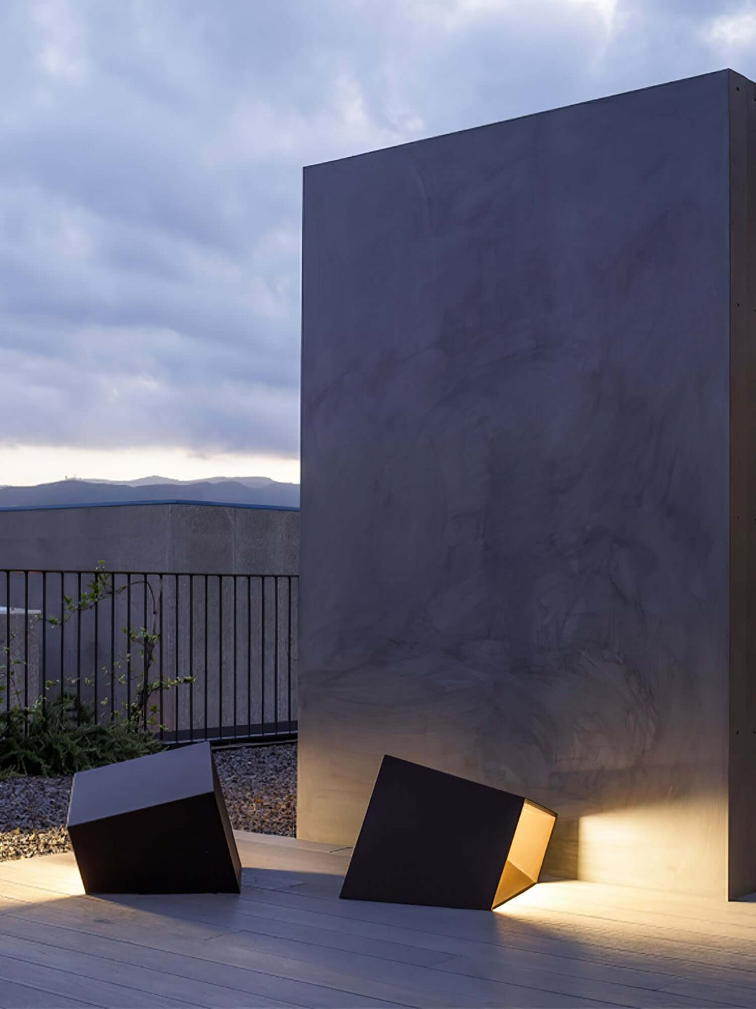 Lampe Solaire Extérieure Cube - Jardin Design
