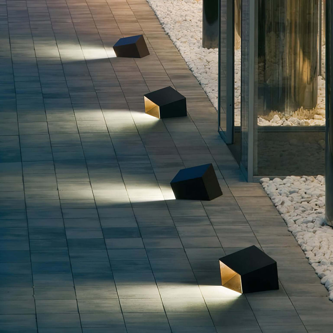 Lampe Solaire Extérieure Cube - Jardin Design