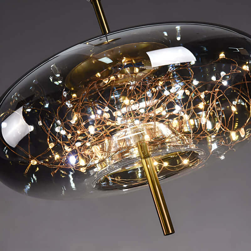 Essence | Suspension Exquise En Verre Brun