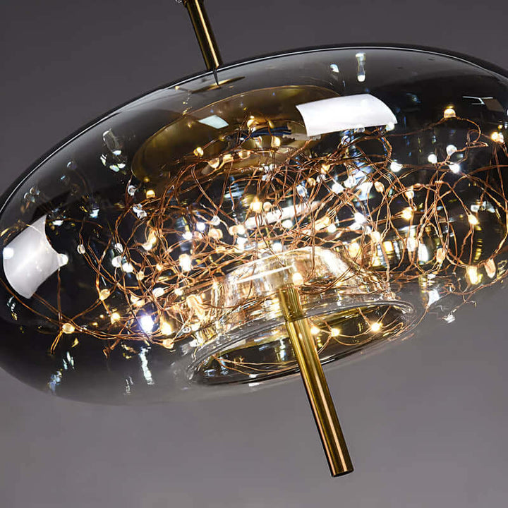 Essence | Suspension Exquise En Verre Brun