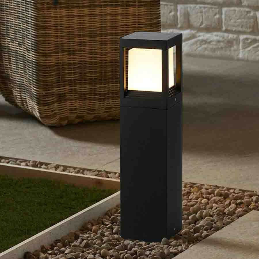 Lampe Solaire Extérieure Cube 60cm - Éclairage LED Efficace