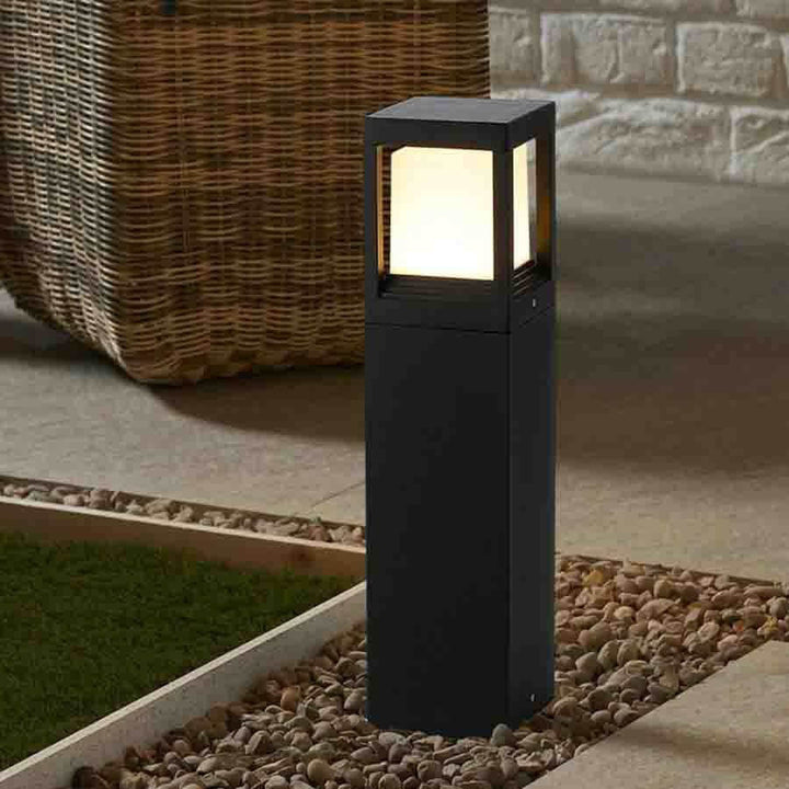 Lampe Solaire Extérieure Cube 60cm - Éclairage LED Efficace