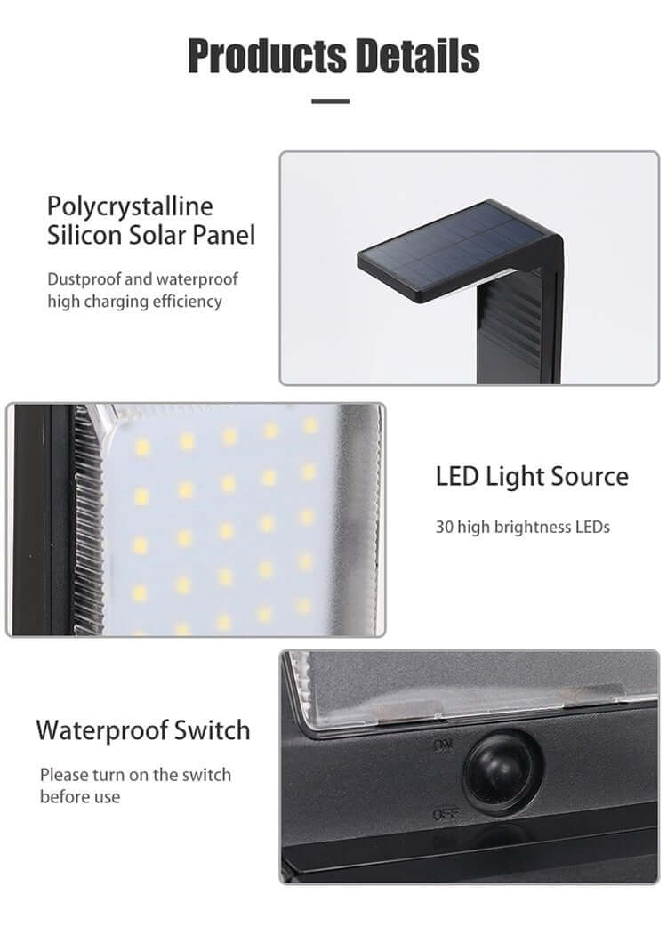 Lampe Solaire Extérieure Design Moderne