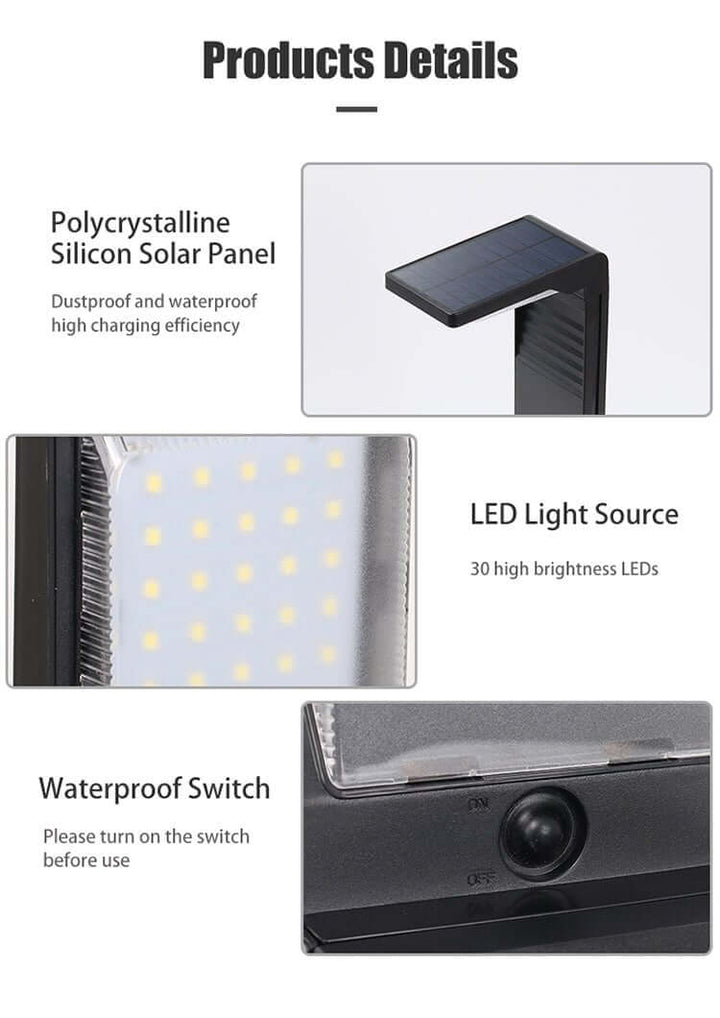 Lampe Solaire Extérieure Design Moderne