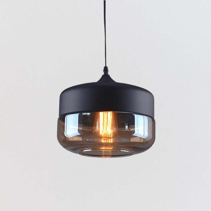 Plafondlamp™ - Suspensions Combinées En Métal Et En Verre