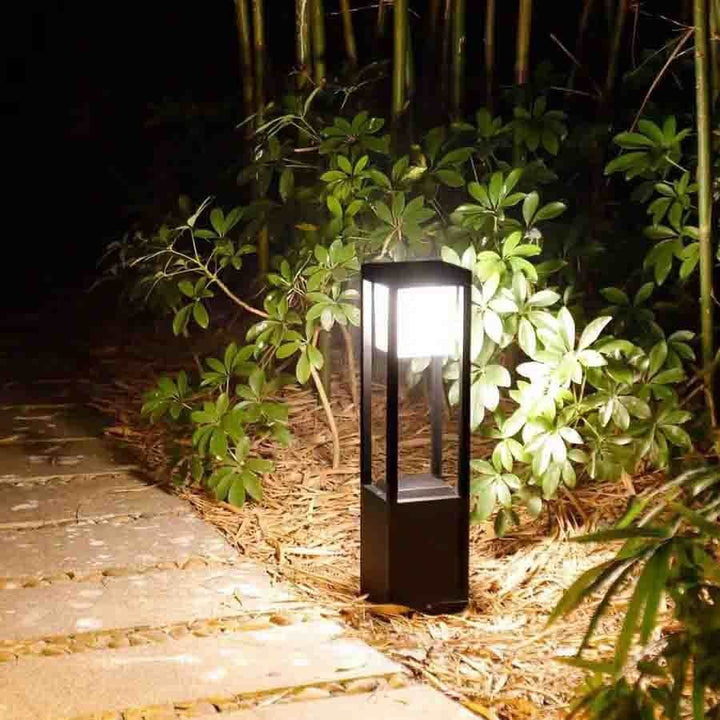Lampe Solaire Extérieure Cube 60cm - Éclairage LED Efficace