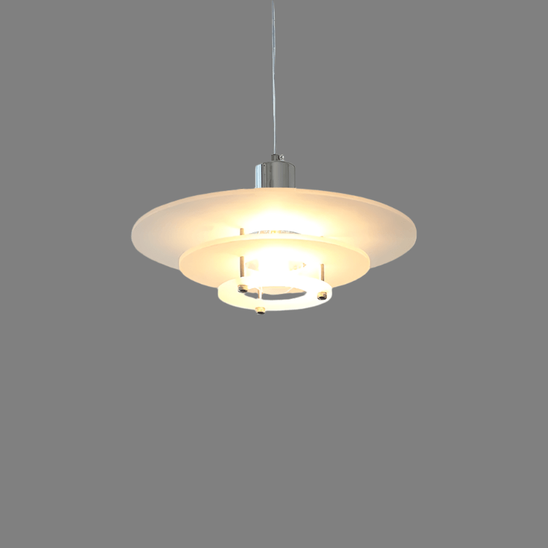 Suspension Design OVNI - Luminaire Acrylique Vintage