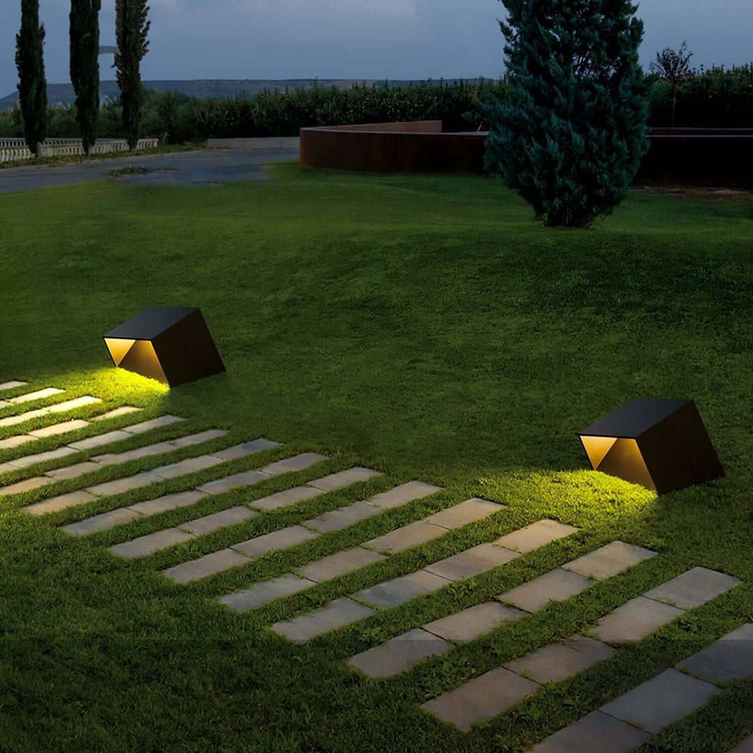 Lampe Solaire Extérieure Cube - Jardin Design