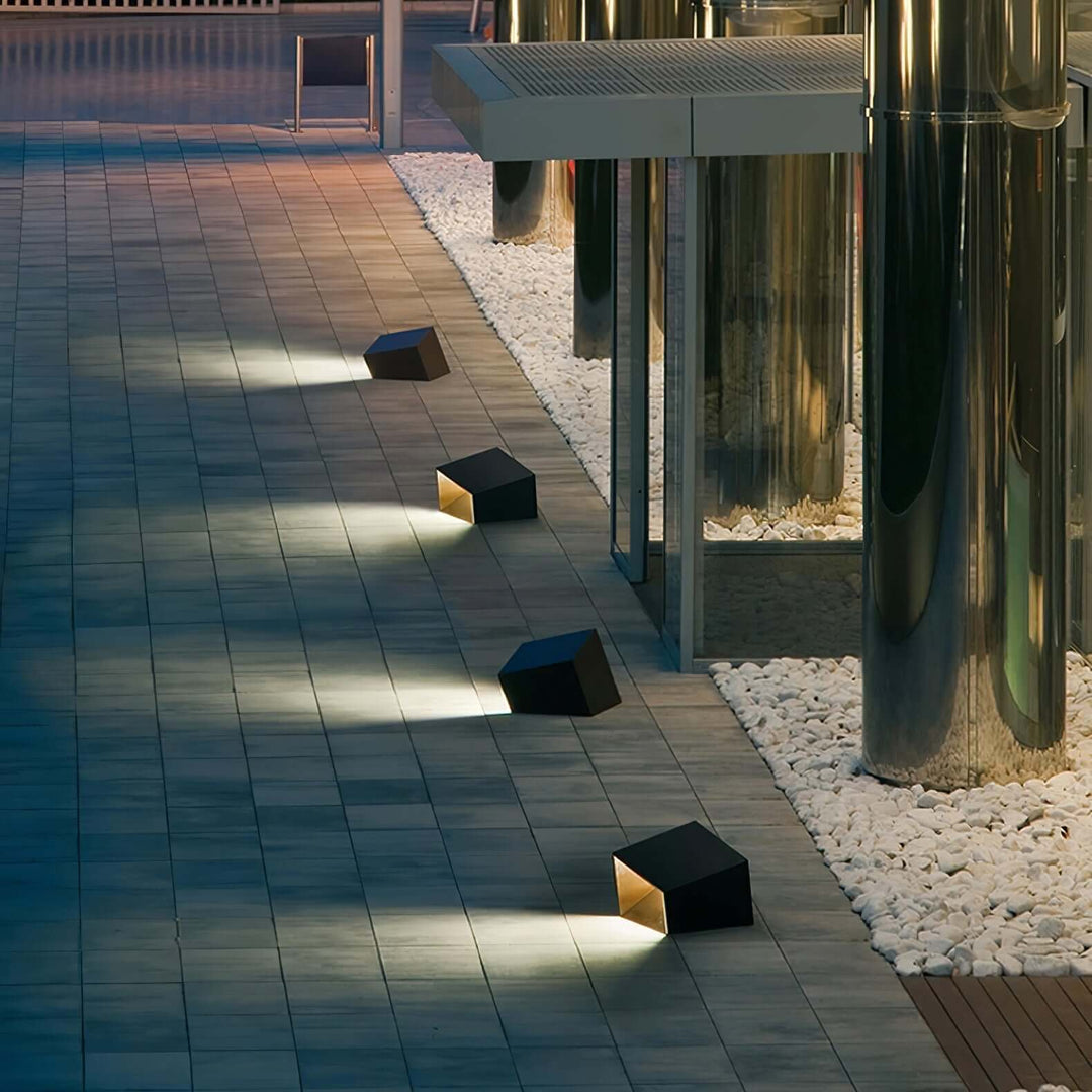 Lampe Solaire Extérieure Cube - Jardin Design