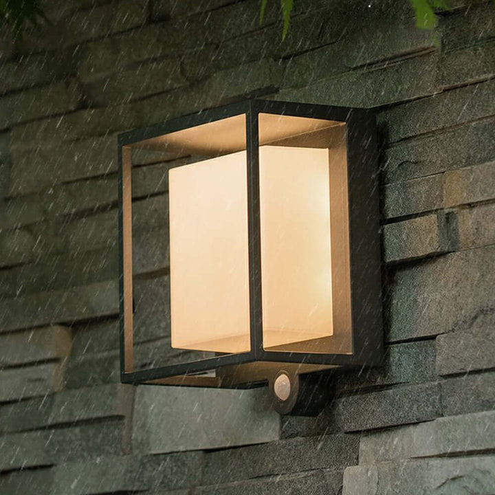 Lampe Murale Extérieure Solaire LED Rectangulaire IP65