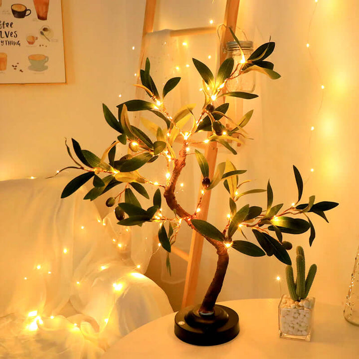 Lampe De Table Led En Forme D'Arbre