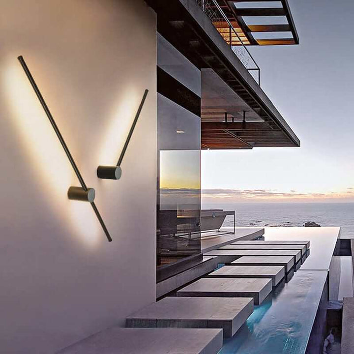 Lampe Extérieure Design Minimaliste - Éclairage LED Solaire
