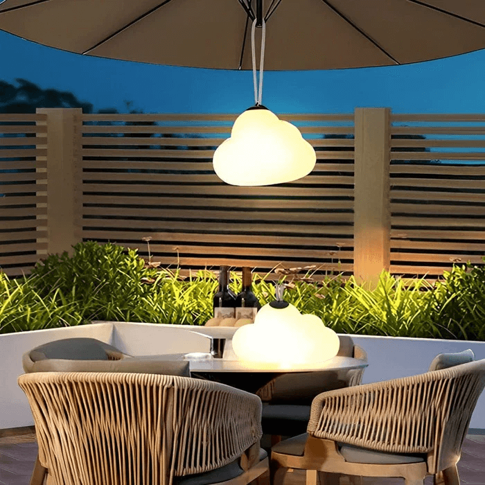 Suspension LED Nuage Extérieur - Luminaire Jardin