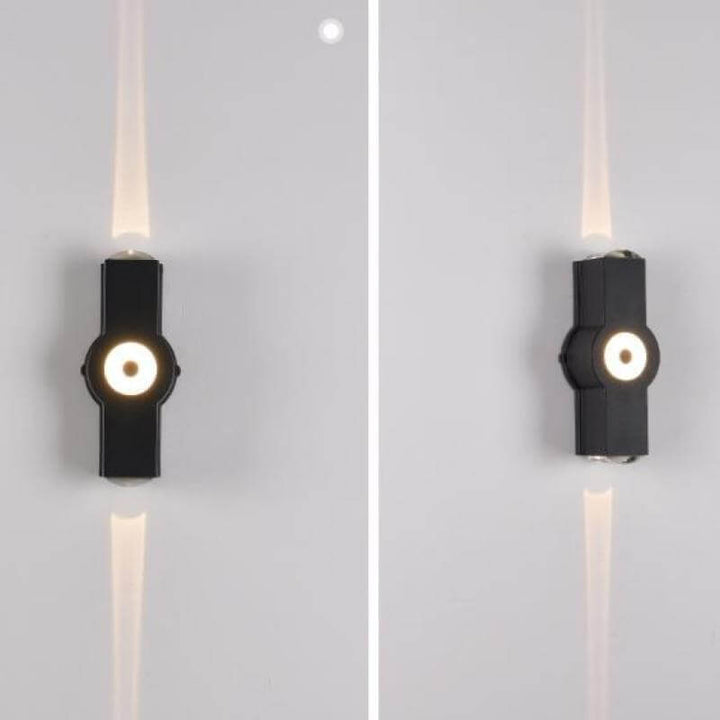 Applique Murale Extérieure LED - Design Croisé
