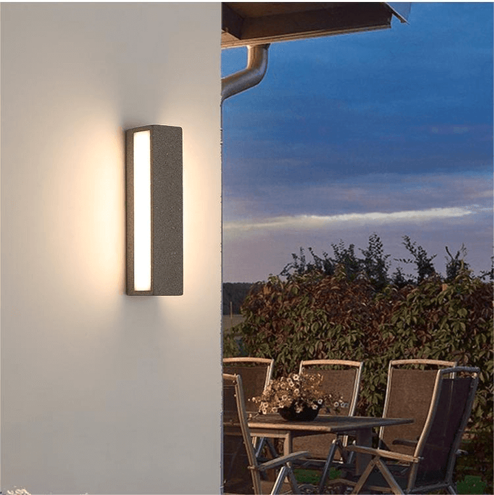 Applique Murale Extérieure LED Moderne - Éclairage Patio, Jardin
