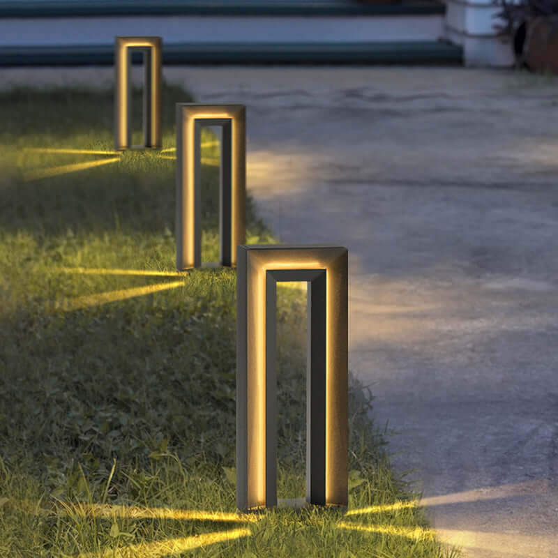 Lampe solaire d'extérieur design moderne