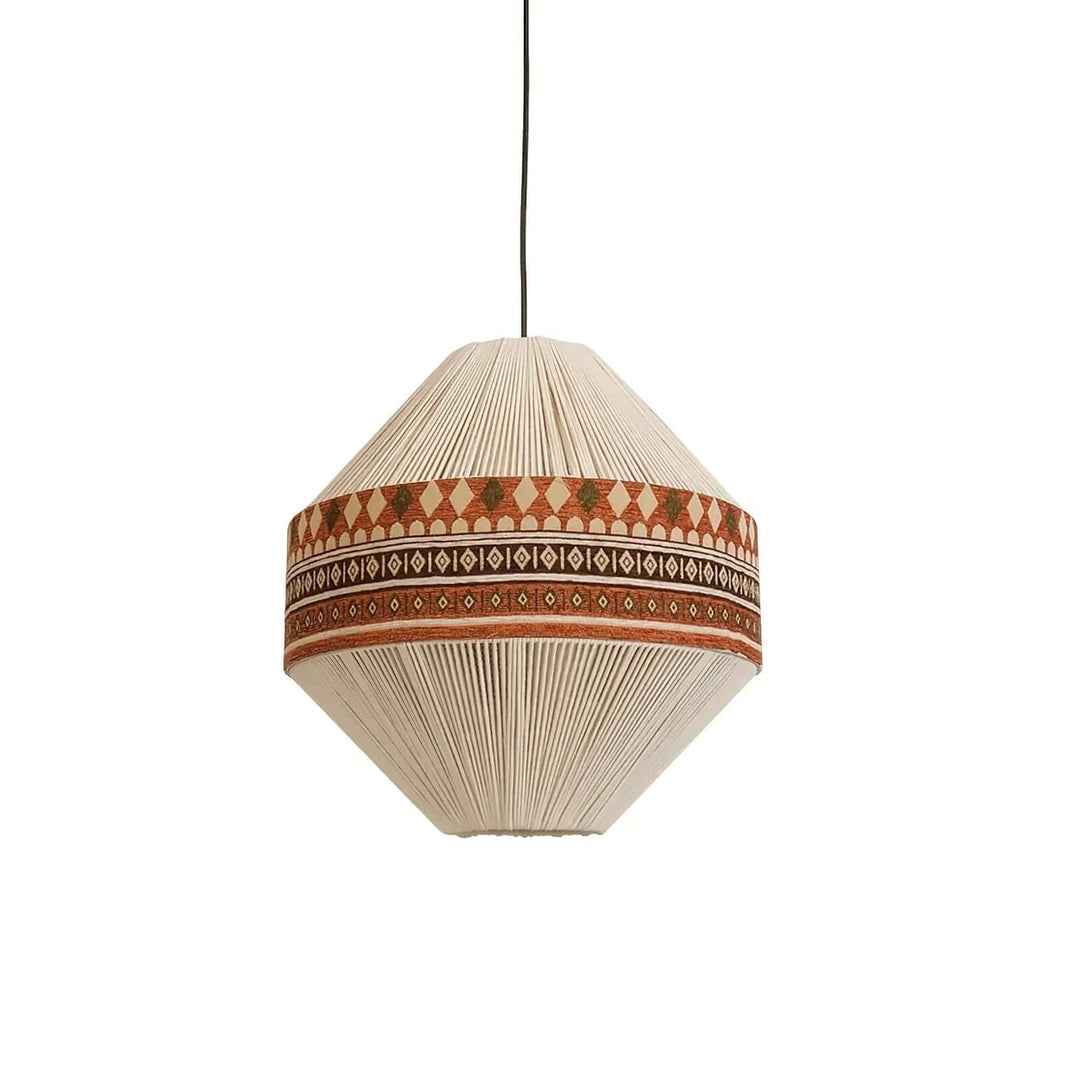 Suspension Lumineuse Bohème avec Franges