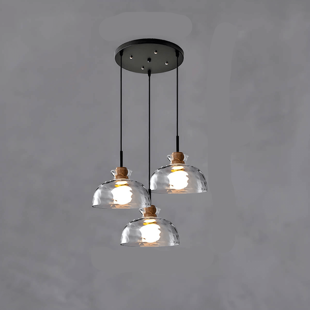 Lustre Design Verre - Éclairage Moderne Minimaliste