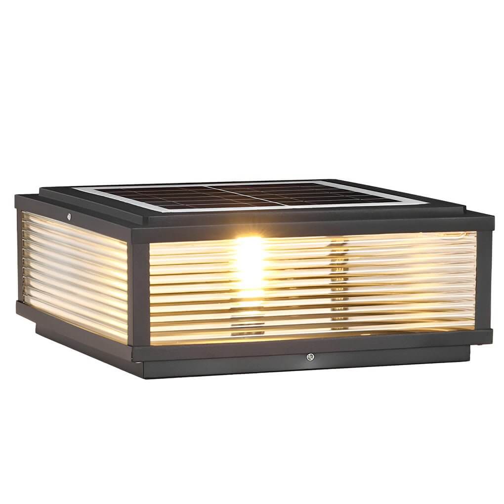 Lampe Extérieure Poteau Carrée - Éclairage LED Moderne