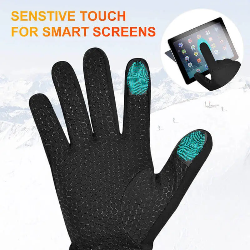 "Gants chauffants ultra-fins unisexes, légers et respirants pour confort par temps froid, adaptés femmes, design moderne."