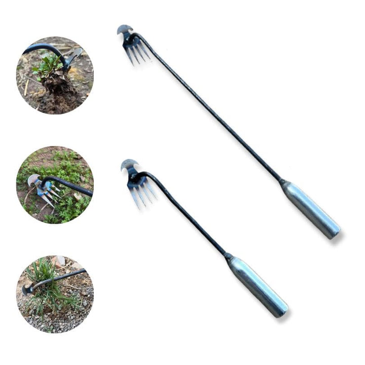 Houe de désherbage en acier de manganèse, ergonomique, pour un désherbage efficace et durable dans toutes les zones du jardin
