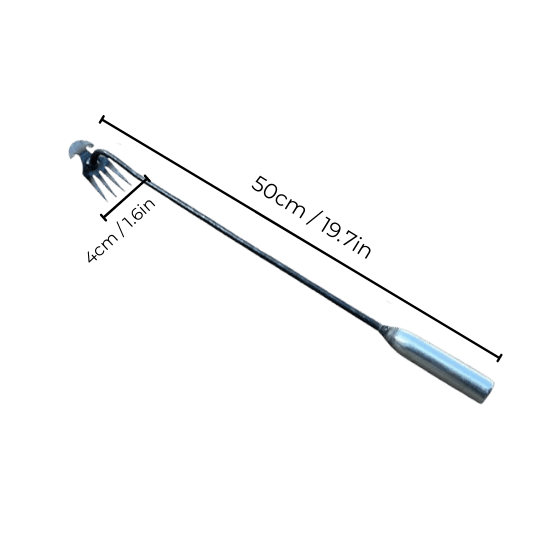 Houe de désherbage en acier de manganèse, ergonomique, pour un désherbage efficace et durable dans toutes les zones du jardin
