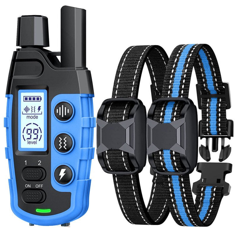 Collier de Dressage Étanche et Rechargeable pour Chiens 1000m