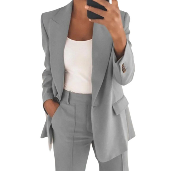 Ensemble Blazer Élégant Femme - Colbert & Pantalon
