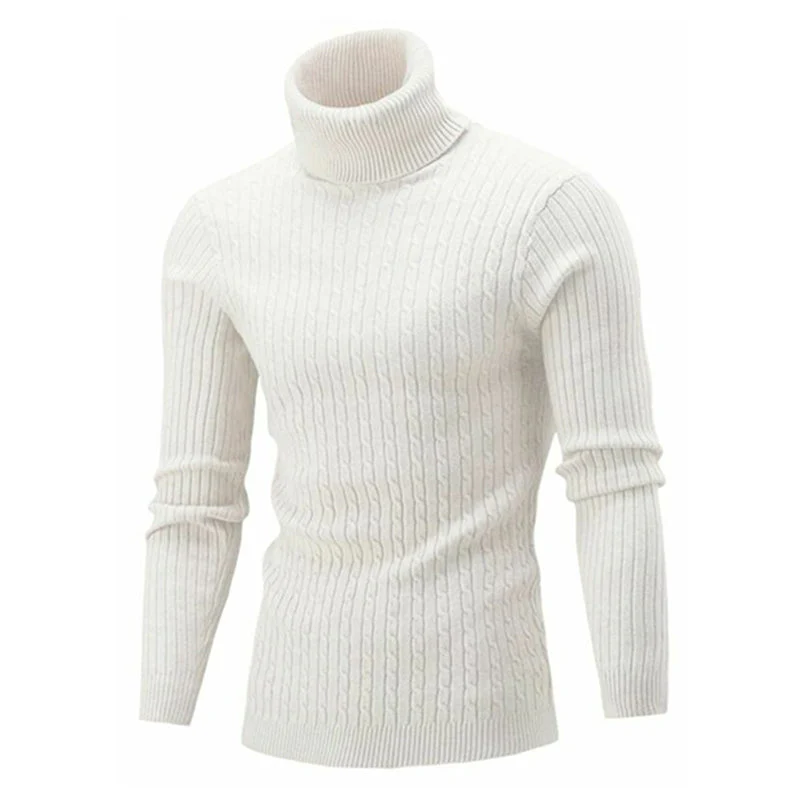 Pull Col Roulé Homme - Chaleur & Élégance