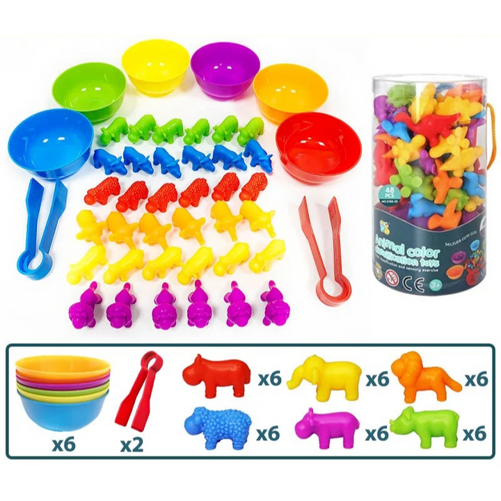 "Jeu éducatif DinoTri pour enfants, couleurs vives, formes variées, stimule la cognition et l'imagination, sécurité assurée."