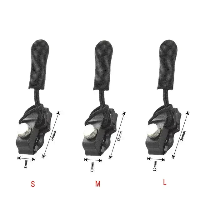 Kit de réparation zipper universel, 6 pièces, pour restaurer fermetures à glissière, ajustement facile et durable, idéal mais
