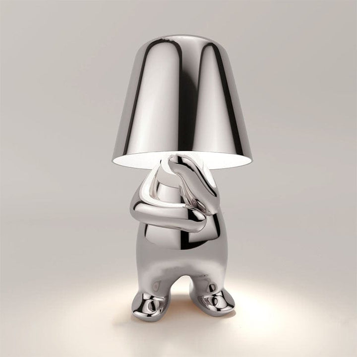 Lampe tactile élégante Mr. Gold, or brillant, réglage tactile, style moderne, ambiance chic.