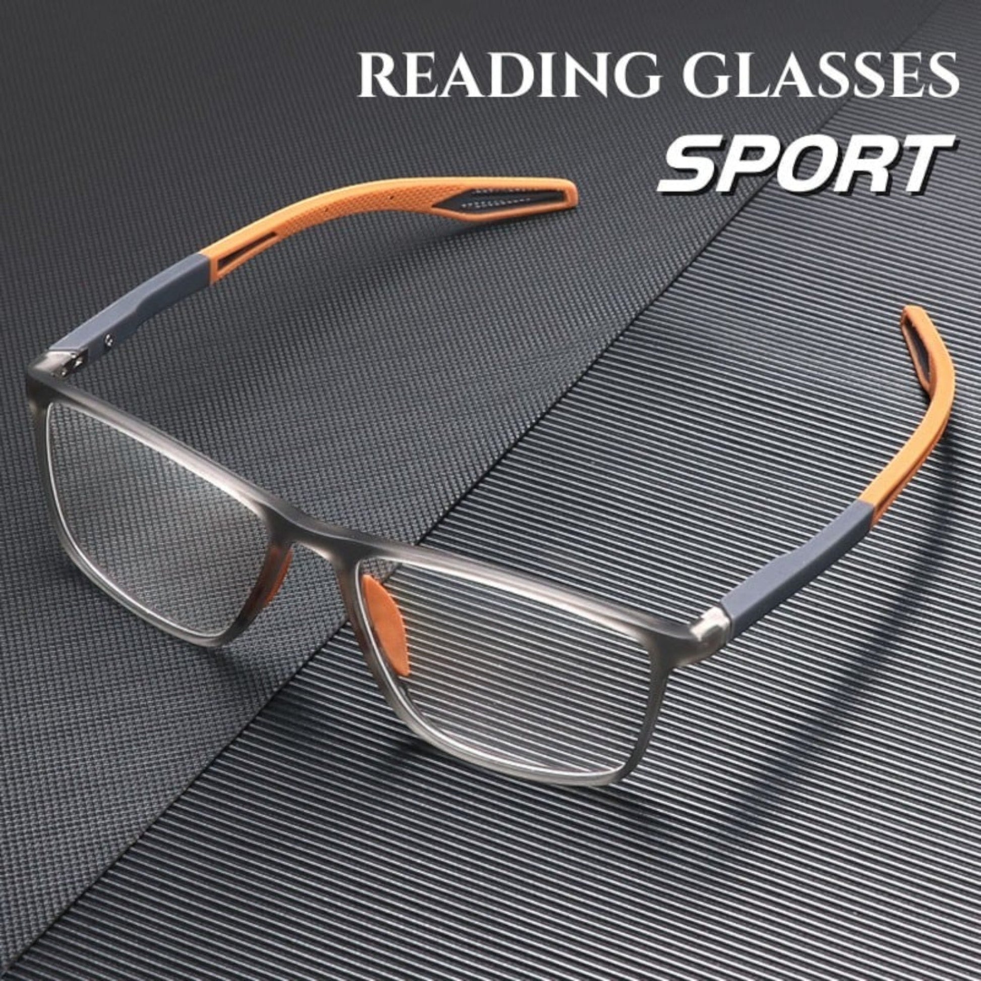 Lunettes ultralégères multifocales unisexes, design moderne, verres précis, pour vision de près et de loin, bleu.
