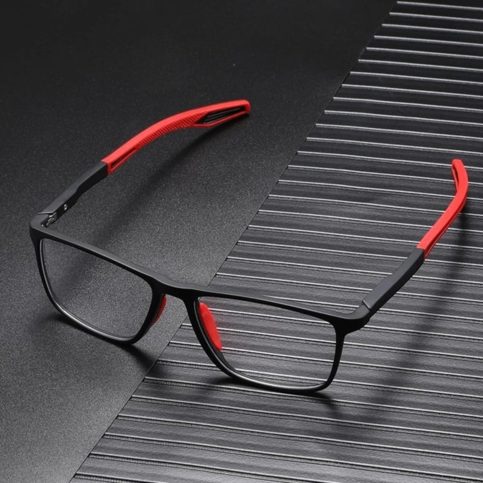 Lunettes ultralégères multifocales unisexes, design moderne, verres précis, pour vision de près et de loin, bleu.