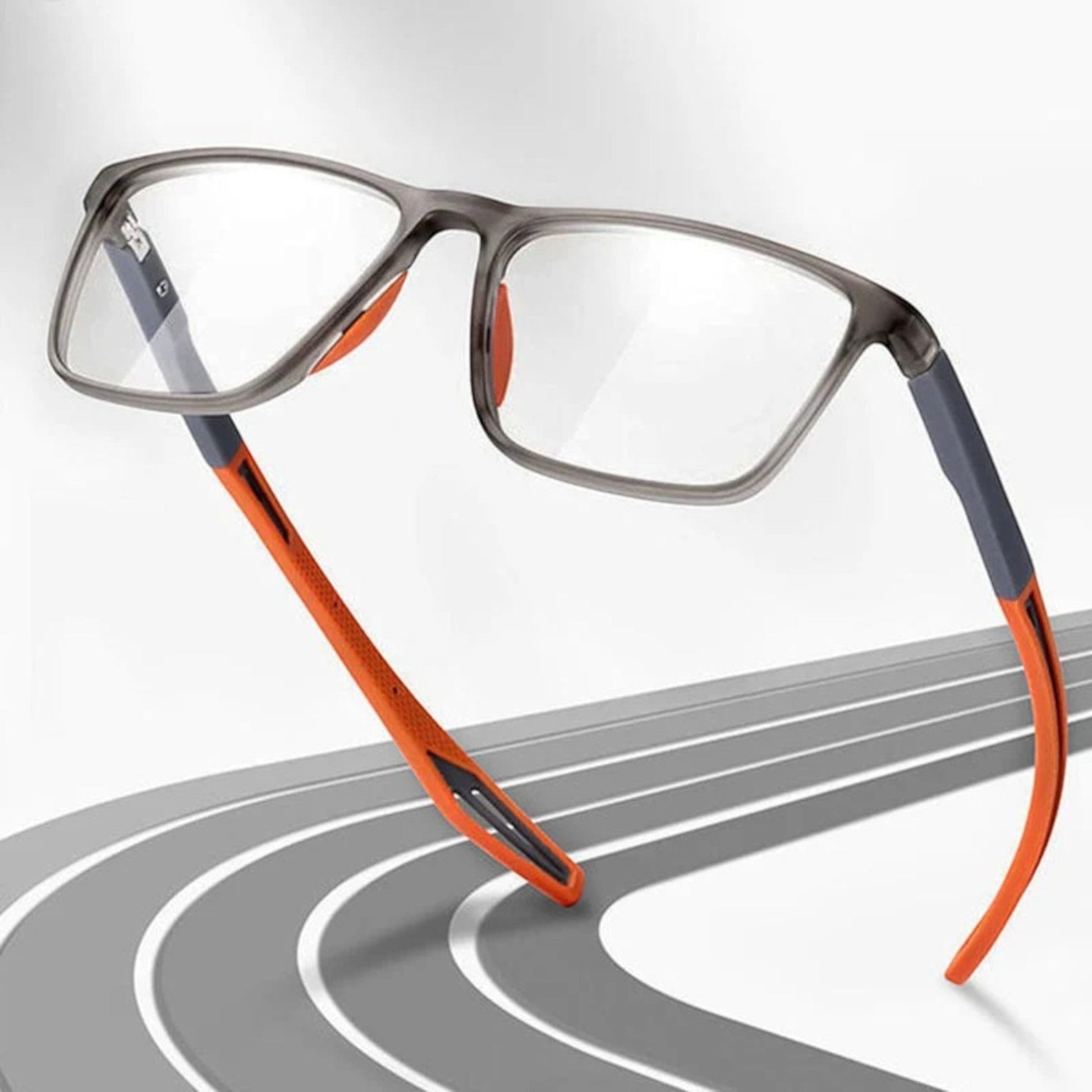Lunettes ultralégères multifocales unisexes, design moderne, verres précis, pour vision de près et de loin, bleu.