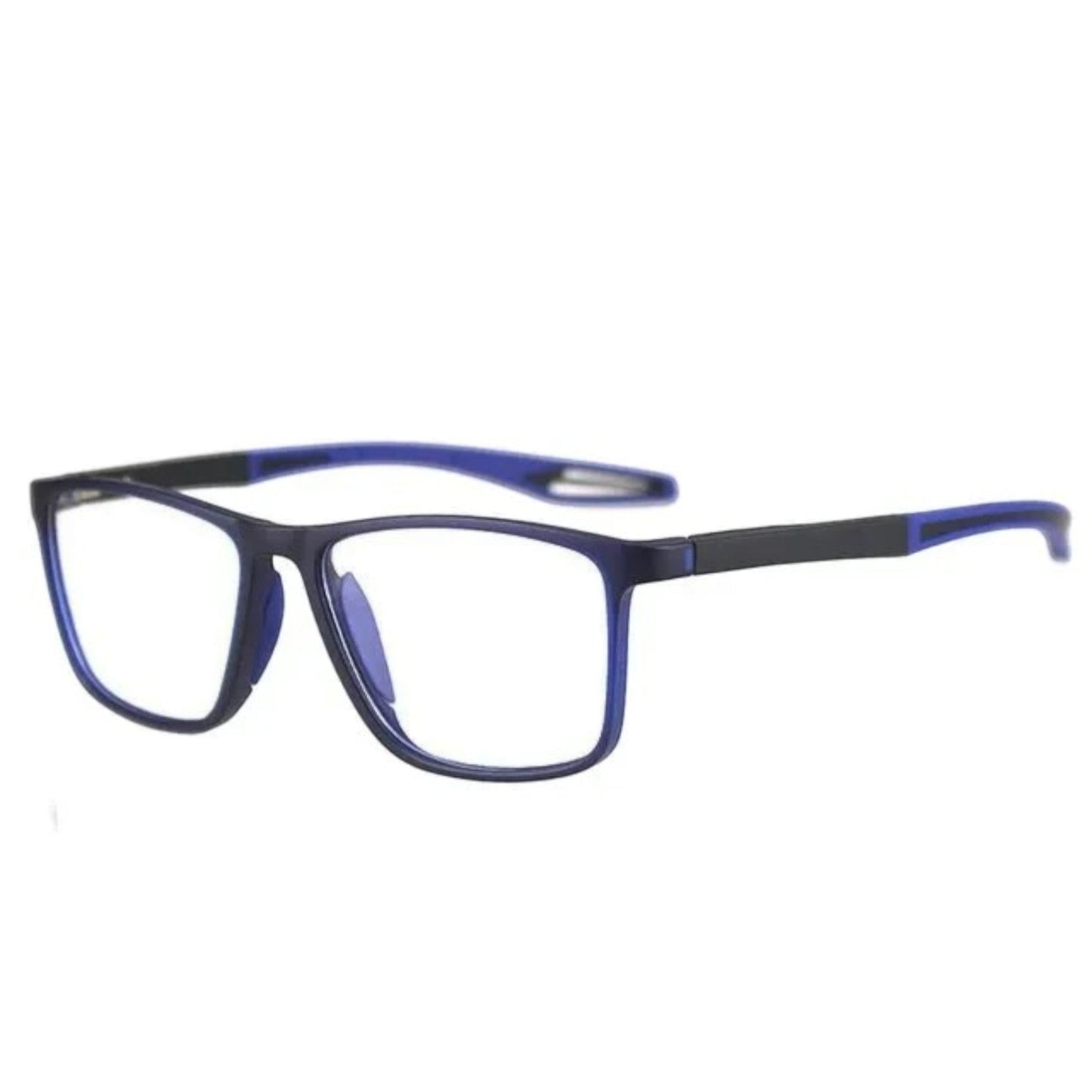 Lunettes ultralégères multifocales unisexes, design moderne, verres précis, pour vision de près et de loin, bleu.