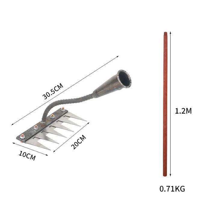 Râteau Désherbant Renforcé - Efficacité & Solidité Pour Jardin
