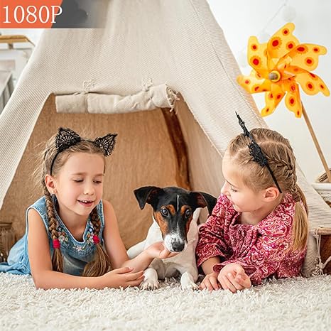 "Mini caméra de sécurité WiFi 1080P compacte aux contours discrets, dotée de vidéos HD claires pour intérieur/extérieur."